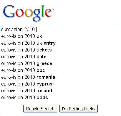 Кто победит на Евровидении по данным Google
